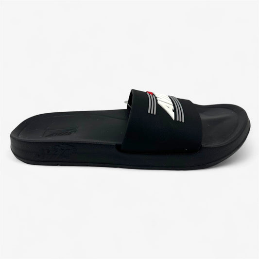Avia Primary Black White Mens Sandal Slide