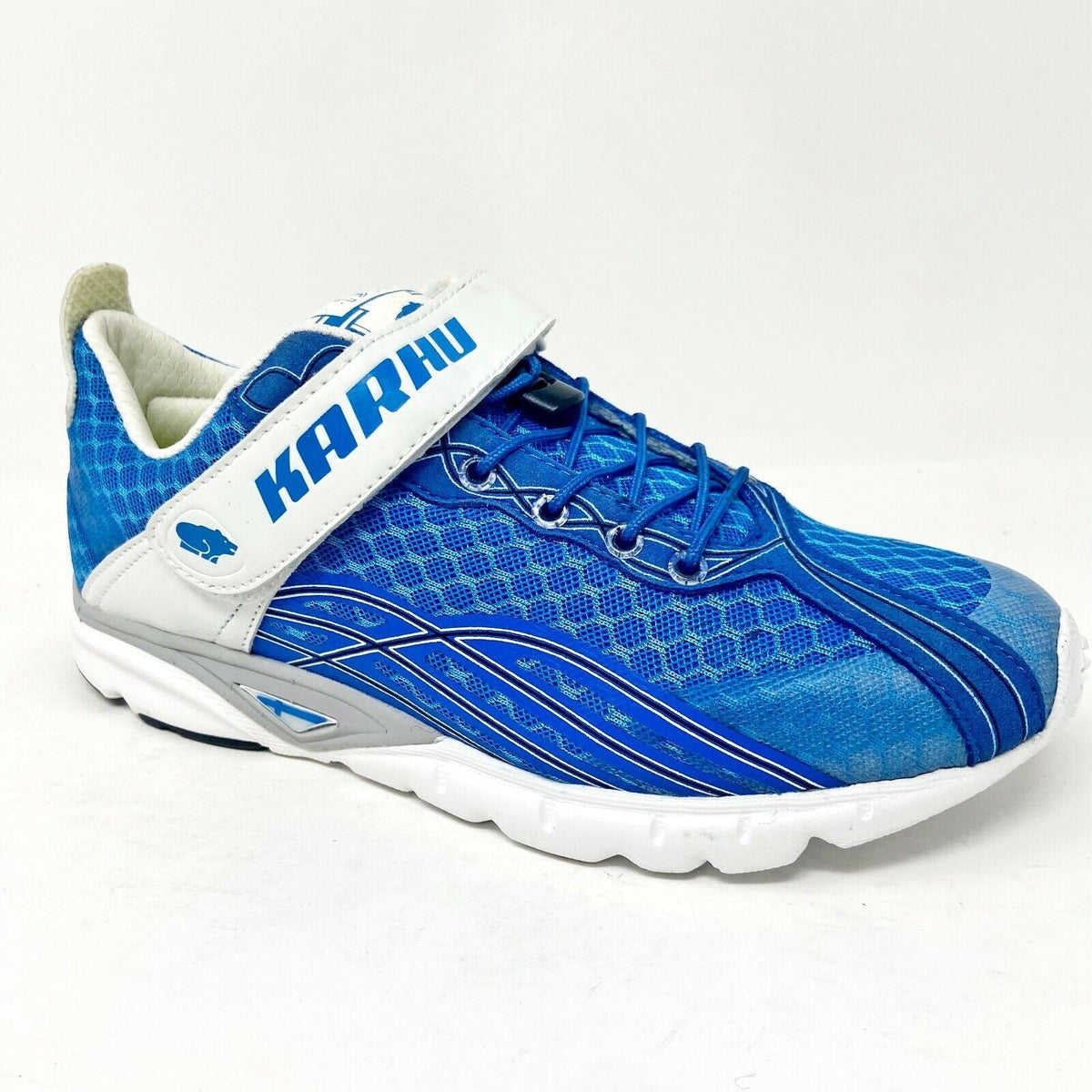 Karhu Flow Tri Finish Blue White Womens Size 6.5 Running Sneakers F200130