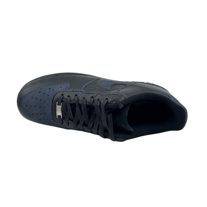 Nike Air Force 1 Premium Skive TEC VT Triple Black Mens Athletic Sneaker