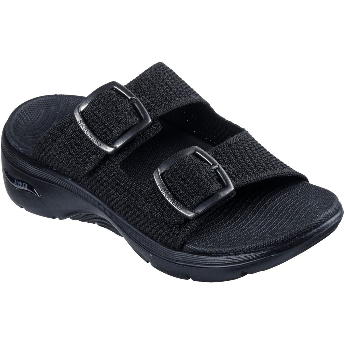 Women's Wide Fit Skechers Go Walk Arch Fit 2.0 Destined Sandals