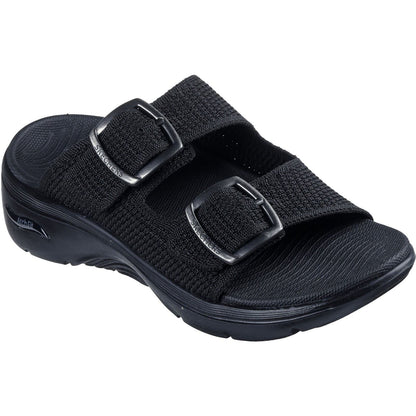 Women's Wide Fit Skechers Go Walk Arch Fit 2.0 Destined Sandals