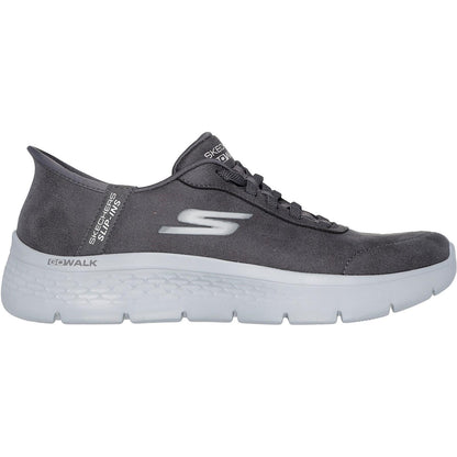 Women's Wide Fit Skechers 124837 Slip-ins Go Walk Flex Mali Trainers