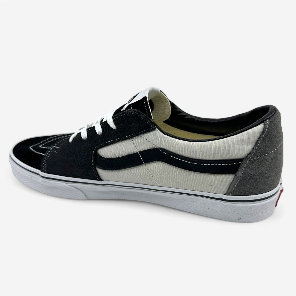 VANS SK8 Low (Color Block) Drizzle True White Mens Athletic Sneaker