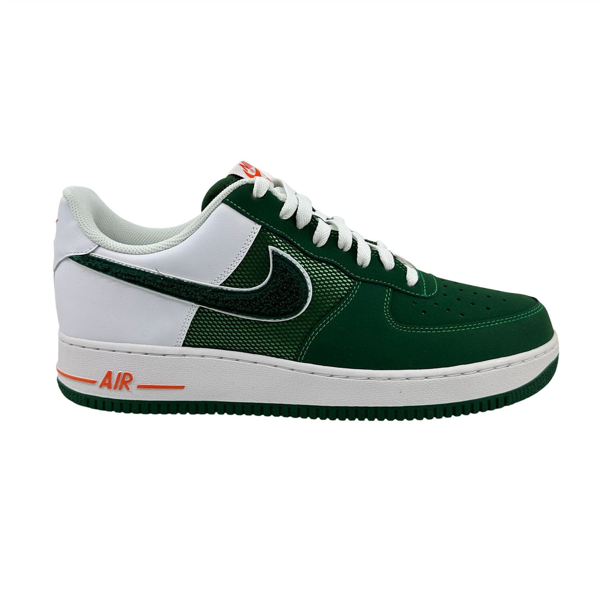 Nike Air Force 1 Court Green Mens Athletic Varsity Pack Sneaker