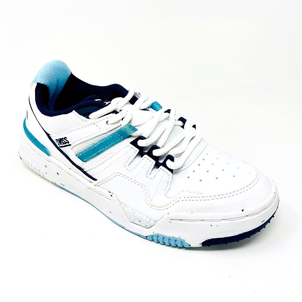 K-Swiss Match Rival CC White Sky Blue Womens Size 6 Sneakers 97279 167