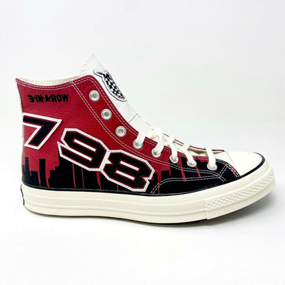 Converse Chinatown Market Chuck 70 Hi Chicago Bulls NBA Womens Sneakers 171243C