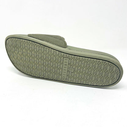 STNDRD Standard Los Angeles Monaco Suede Olive Green Mens Slides Sandals
