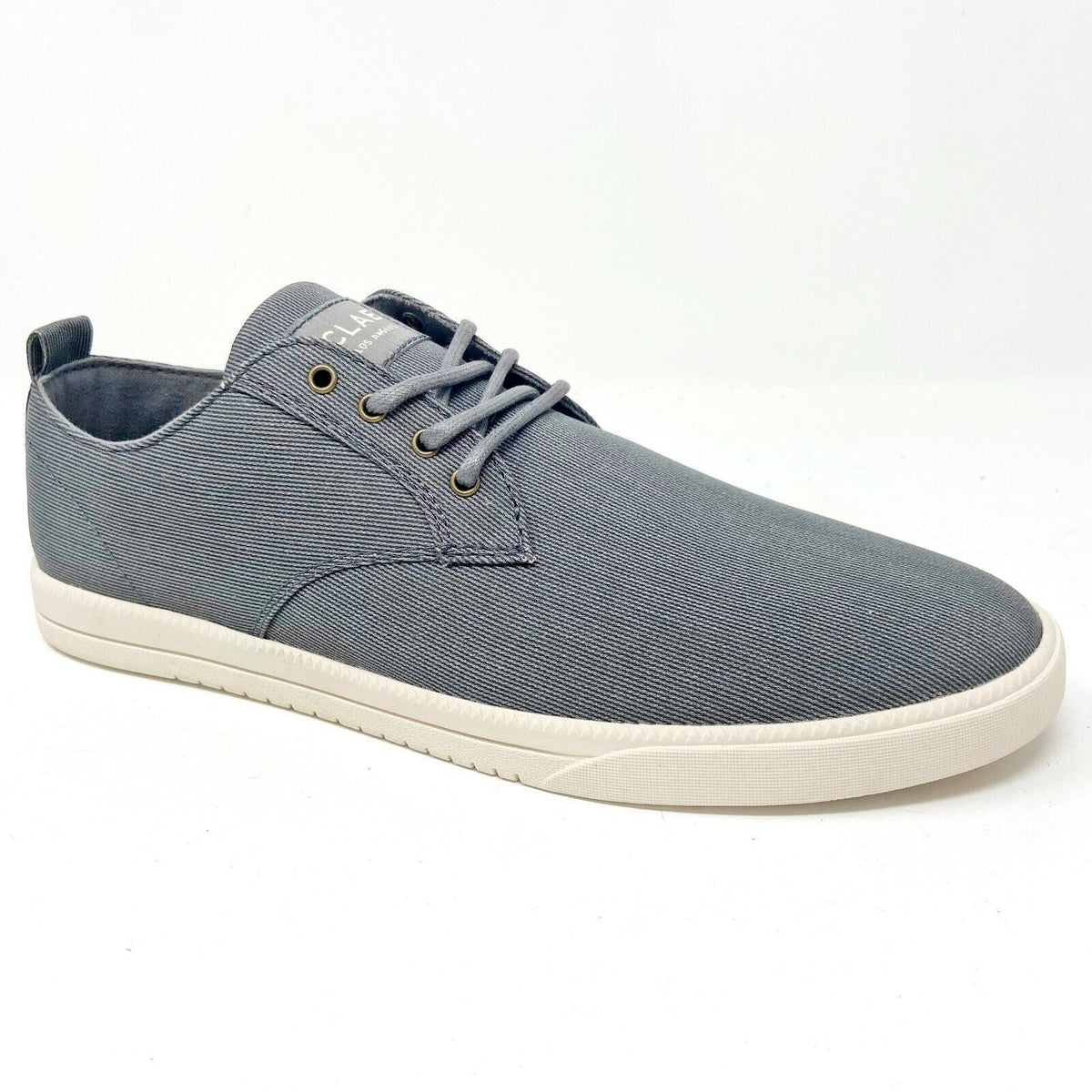 Clae Ellington Textile Charcoal Mens Premium Casual Sneakers