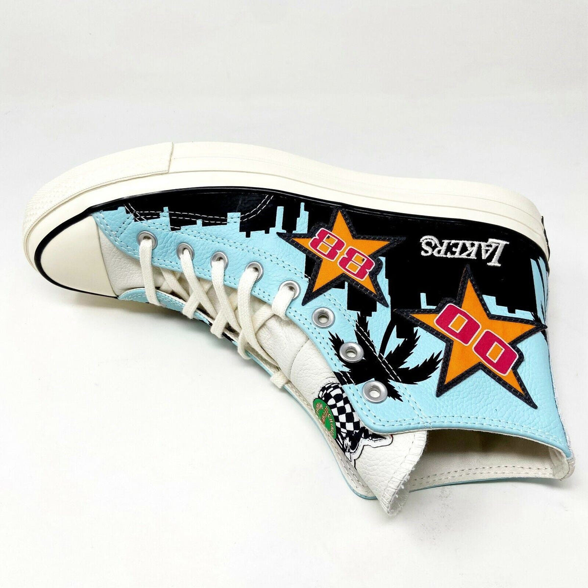 Converse Chinatown Market Chuck 70 Hi Pool Side Black LA Lakers Mens 171242C