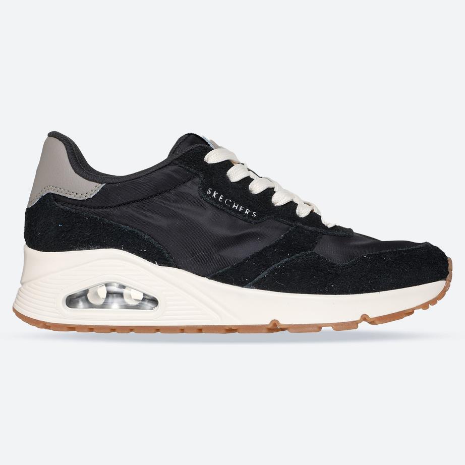 Women's Wide Fit Skechers 177857 Uno Vintage Dayz Trainers