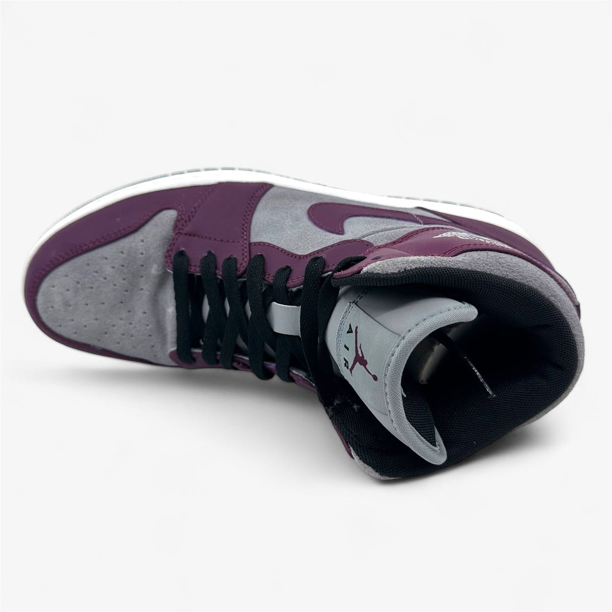 Jordan Air Jordan 1 Phat Bordeaux Stealth Black White Mens Size 10.5 Sneaker
