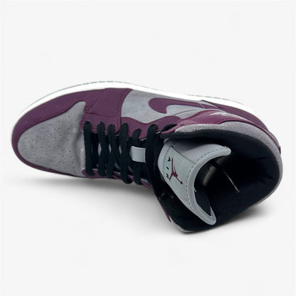 Jordan Air Jordan 1 Phat Bordeaux Stealth Black White Mens Size 10.5 Sneaker