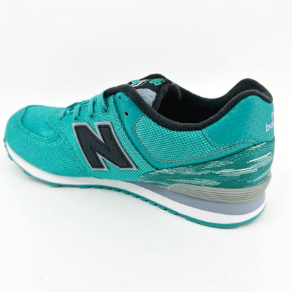 New Balance 574 Classics Green Teal Black Kids Running Sneakers KL574SDG