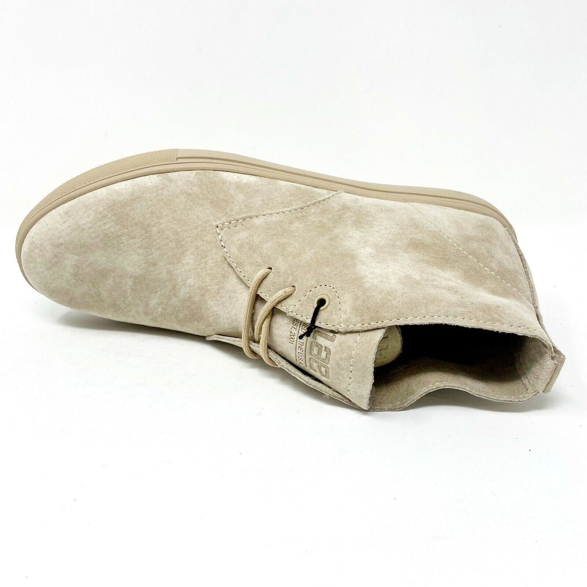 Clae Strayhorn SP Unlined Light Tan Suede Mens Premium Casual Sneakers