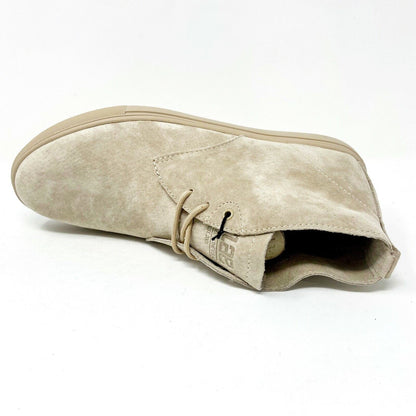 Clae Strayhorn SP Unlined Light Tan Suede Mens Premium Casual Sneakers