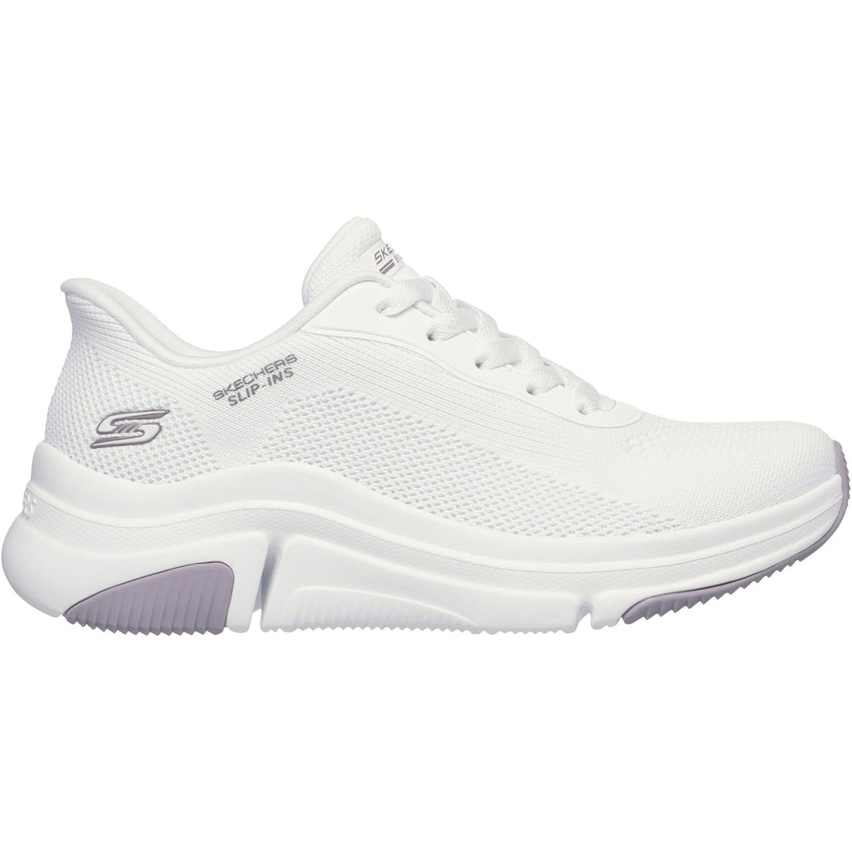 Women's Wide Fit Skechers 117587 Slip-ins Bobs Sport Sparrow Flex Trainers