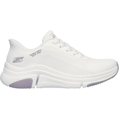 Women's Wide Fit Skechers 117587 Slip-ins Bobs Sport Sparrow Flex Trainers