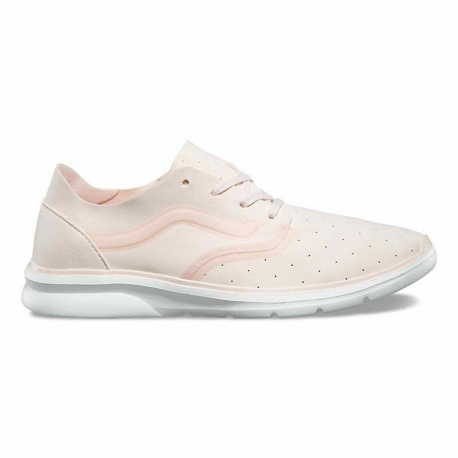 VANS ISO 2 Rapidweld (Perf) Delicacy Pink White Ultracush Womens Trainers Shoes
