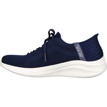 Women's Wide Fit Skechers 149710 Slip-ins Ultra Flex 3.0 Brilliant Path Trainers - Navy