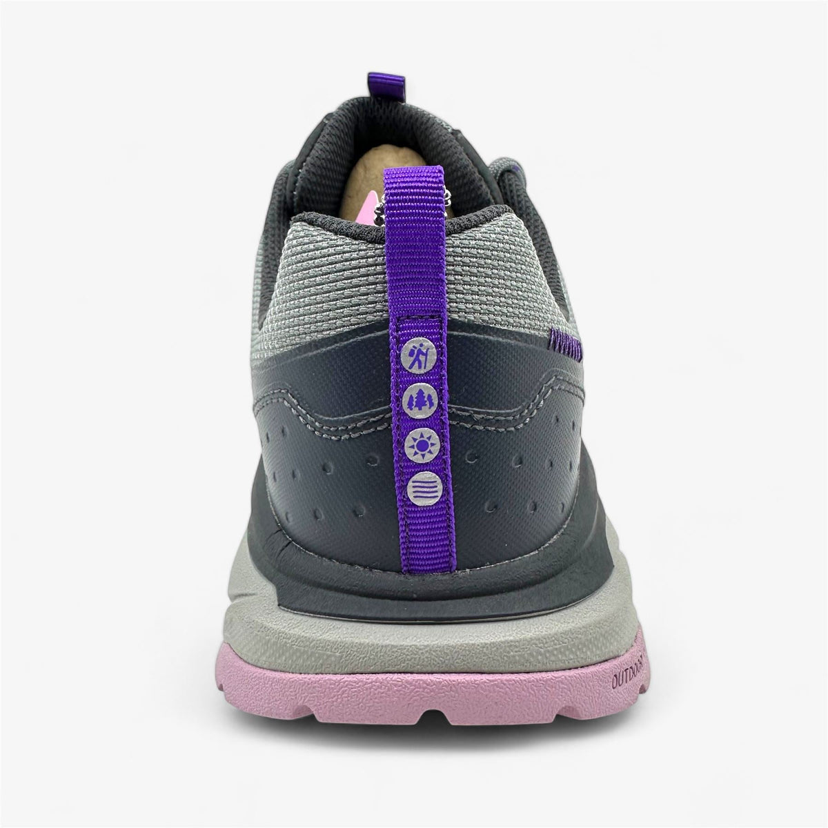 Skechers D'Lux Journey Marigold Charcoal Purple Womens Athletic Sneaker