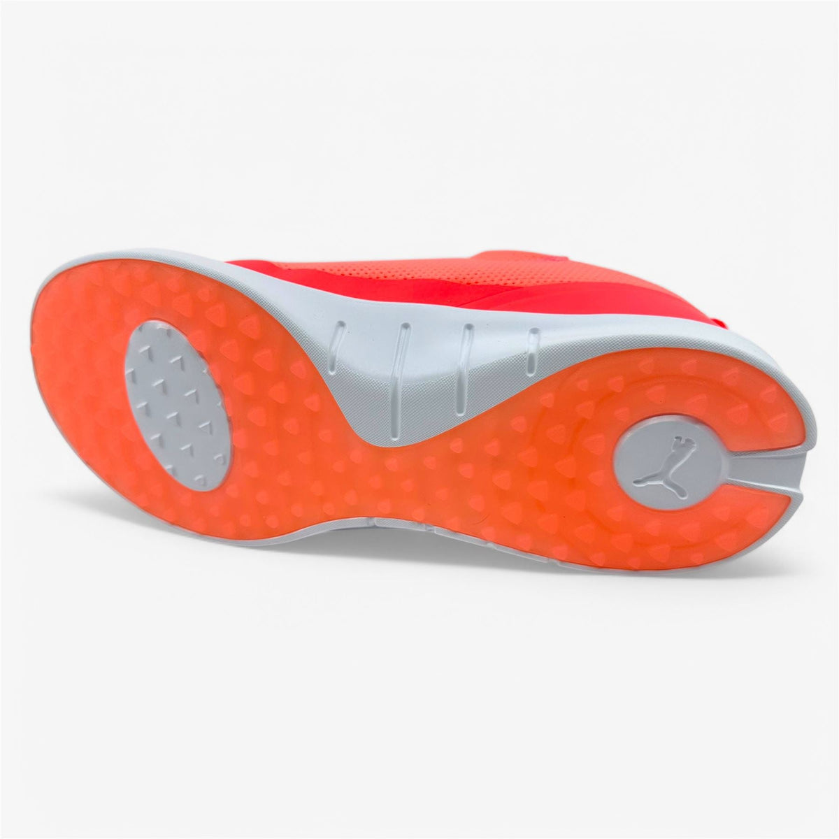 PUMA Laguna Fusion Slip On Ignite Pink Silver Womens Spikeless Golf Shoes