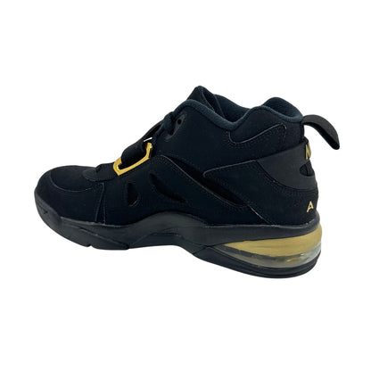 Nike Air Force max CB Black Metallic Gold Mens Size 9.5 Athletic Sneaker