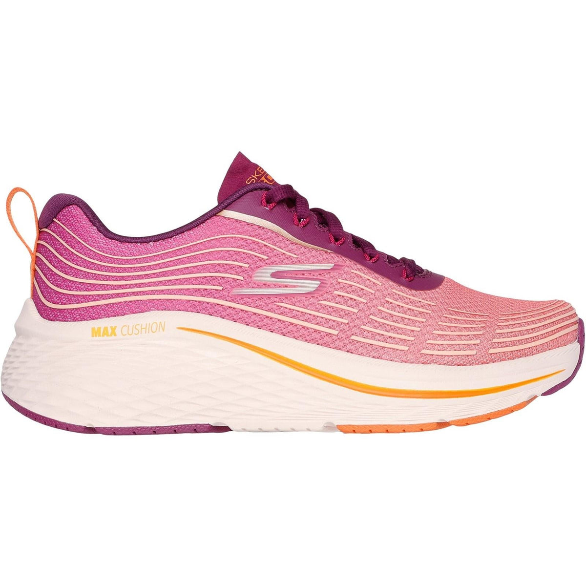 Women's Wide Fit Skechers 129625 Max Cushioning Elite 2 Trainers
