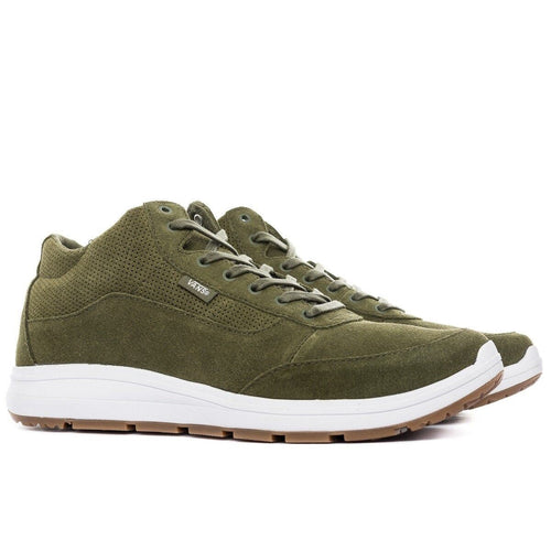 VANS Style 201 (Perf) Winter Moss Green True White UltraCush Mens Size 7