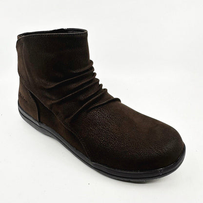 Skechers Lite Step Tricky Chocolate Womens Size 6.5 Ankle Boots