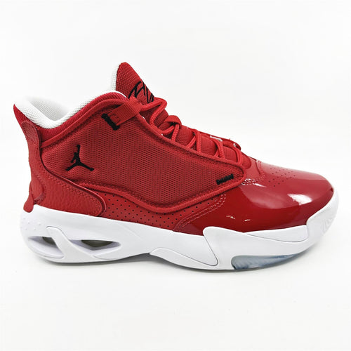 Jordan Max Aura 4 (GS) University Red Black White Kids Athletic Sneaker
