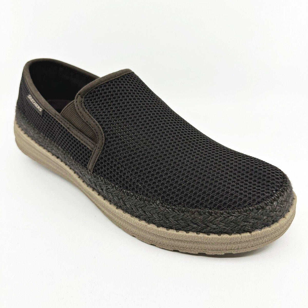 Skechers Streetwear Melson Petros Chocolate Mens Size 9 Slip On Shoes