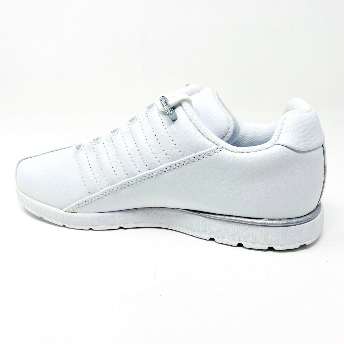 K-Swiss Denrock White Platinum Child Kids Casual Shoes 51281147