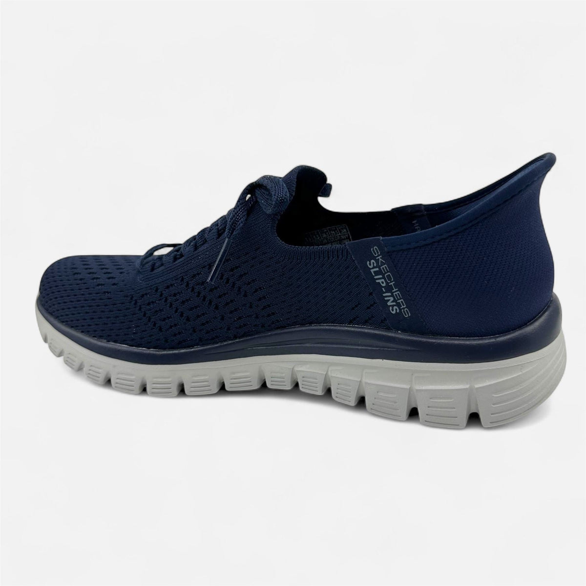 Skechers Graceful First Blush Navy Womens Casual Slip Ins Sneaker