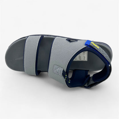 Avia Avi Atlantic Silver Filigree Graphite Lime Punch Mens Sandal Slip-On