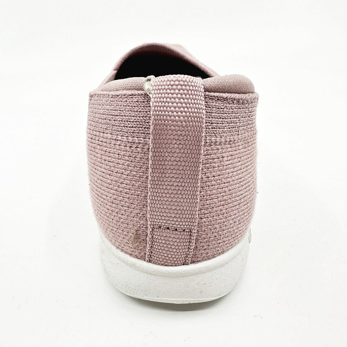 Skechers Arch Fit Plush Breeze Babe Mauve Womens Size 6 Slip On Shoes