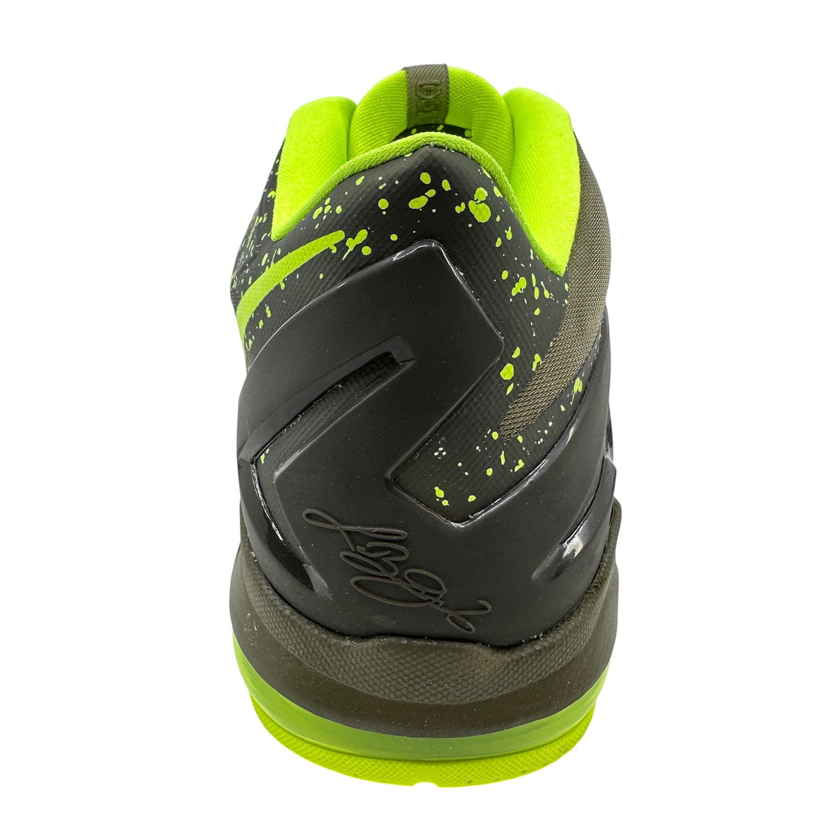 Nike Max Lebron XI Low Medium Khaki Volt Olive Mens Athletic Dunkman Sneaker