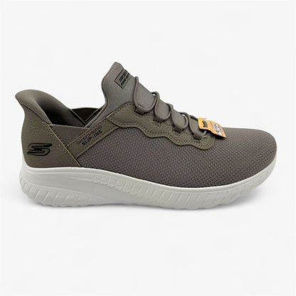 Skechers Bobs Squad Chaos Daily Inspiration Taupe Womens Athletic Sneaker