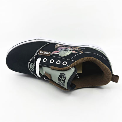 Heelys Pro 20 Prints Mandalorian Star Wars Black Bison Lily Pad Kids Athletic Sneaker