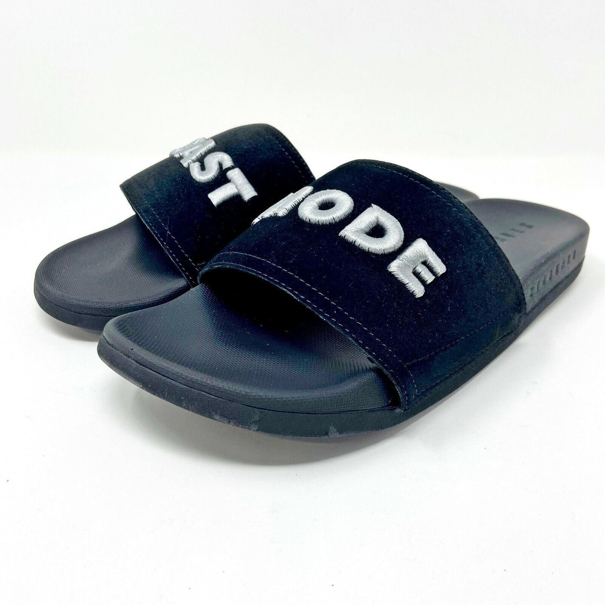 STNDRD Standard Los Angeles Monaco Beast Mode Black Womens Gym Slide Sandals