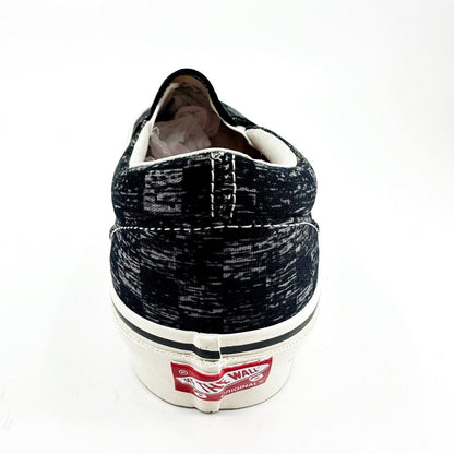 Vans Vault OG Classic Slip On (Jim Goldberg) Tv Static Black White Mens Sneakers