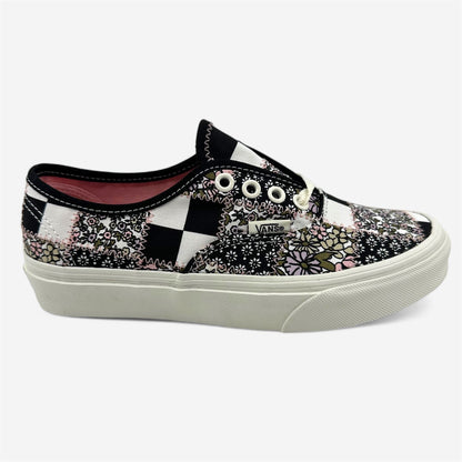 VANS Authentic (Patchwork Floral) Marshmallow Womens Athletic Sneaker