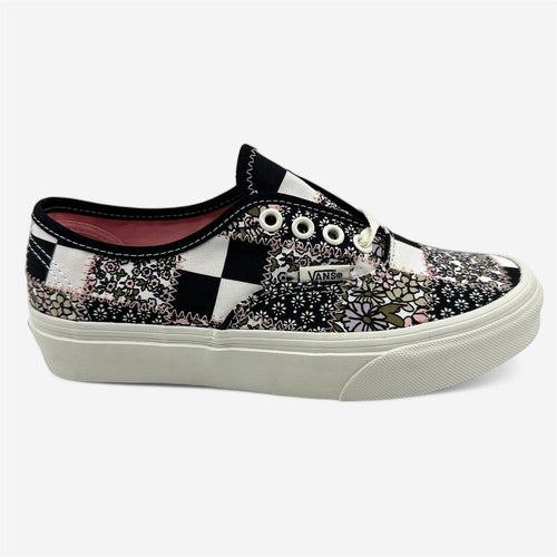 VANS Authentic (Patchwork Floral) Marshmallow Womens Athletic Sneaker