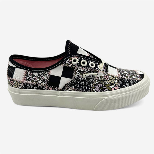 VANS Authentic (Patchwork Floral) Marshmallow Womens Athletic Sneaker