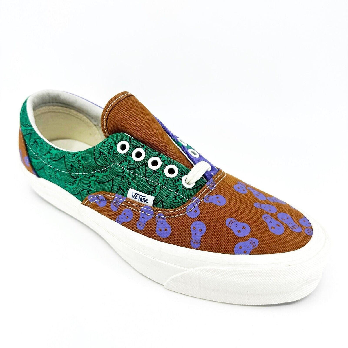 Vans Vault x WTAPS X UA OG Era LX (Canvas) Pumpkin Spice Green Skull Mens Shoes