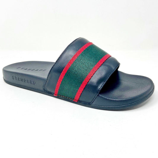 STNDRD Standard Los Angeles Monaco Black Green Red Womens Summer Sandals