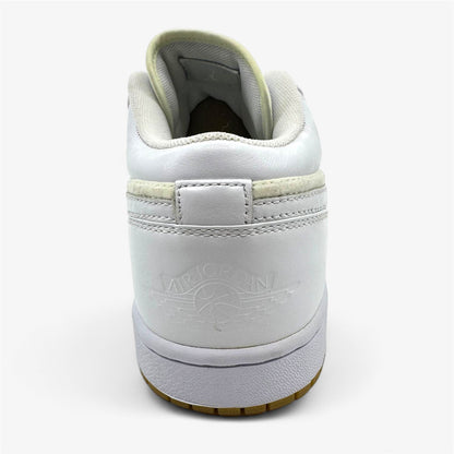 Jordan Air Jordan 1 Premier Low White Metallic Platinum Mens Sneaker