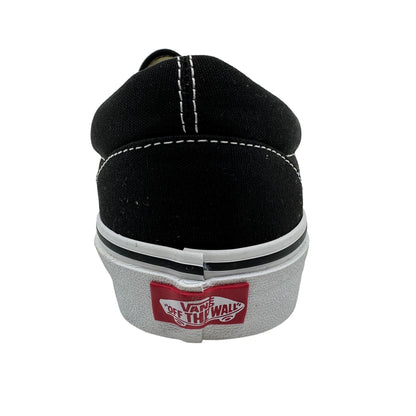 VANS Classic Slip On Black White Womens Athletic Sneaker