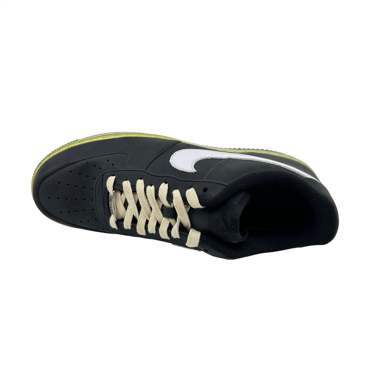 Nike Air Force 1 Supreme Max Air Black White Mens Athletic Sneaker