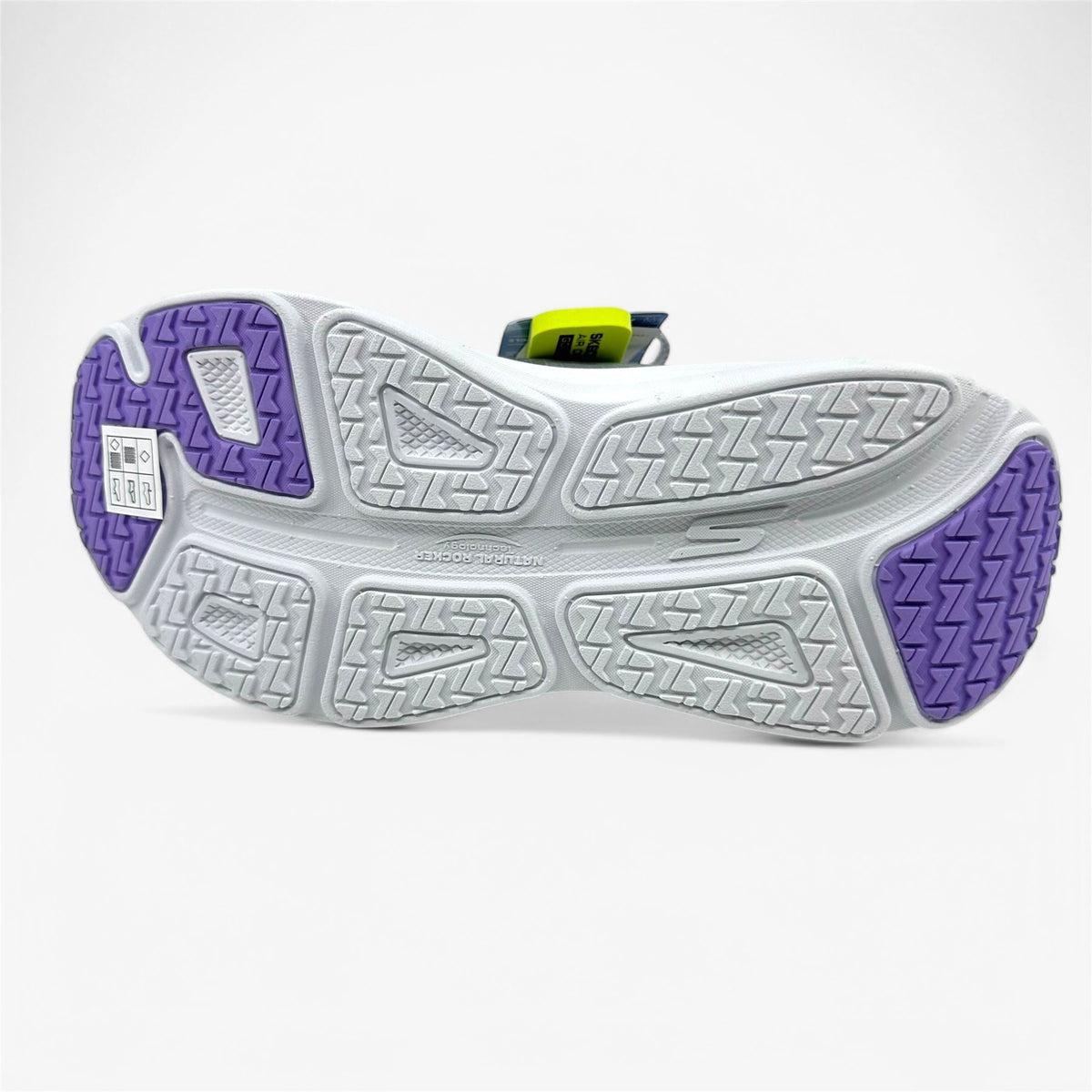 Skechers Max Cushioning Endevour Gray Lavender Womens Athletic Sneaker