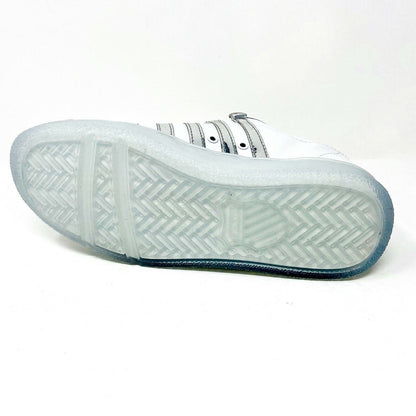 K Swiss Classic 2000 White Silver Kids Size 6 Sneakers 86564 155